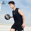 准者运动背心篮球训练健身跑步T恤男式速干透气高弹美式上衣