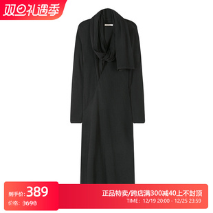 EXCEPTION例外女装舒适羊毛不规则原创设计连衣裙 A114-Q2J05