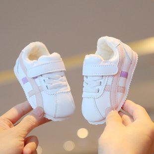 春秋季女宝宝鞋子0一1-2岁男小童阿甘鞋，婴儿单鞋防滑软底学步鞋子