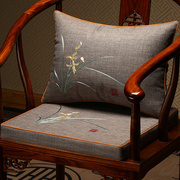中式红木椅子坐垫靠背一体圈椅官帽椅加厚海绵垫子沙发垫座垫定制