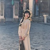 2024年春夏云南新疆草原，旅游拍照连衣裙甜美气质，桔梗长裙女