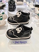 泰兰尼斯2023年秋款儿童靴子，可爱卡通马丁靴女童时尚短靴