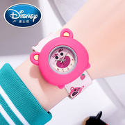迪士尼儿童手表幼儿园宝宝男孩女孩草莓熊卡通啪啪表学生玩具手表