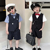 儿童西装套装马甲韩版男童礼服帅气英伦风小孩演出服生日钢琴