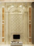 天然大理石电视背景墙客厅别墅复式欧式石材墙瓷砖设计影视装饰i.