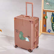 行李箱卡通女20寸旅游大容量28寸学院风潮，男万向轮直角拉杆密码箱