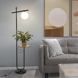 落地灯卧室北欧风格沙发简约现代茶几灯创意遥控极简中式客厅台灯