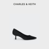 38抢先购CHARLES＆KEITH女鞋CK1-60361352通勤尖头高跟单鞋女