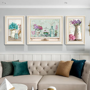 欧式客厅装饰画沙发背景墙挂画卧室，墙画艺术画现代简约地中海壁画