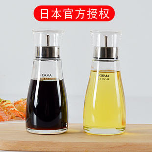 ASVEL玻璃油醋瓶油壶防漏酱油瓶醋瓶调味瓶 日式带盖厨房用品