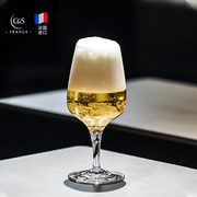 弓箭cs法国进口高档水晶玻璃精酿小麦，啤酒杯高脚红酒杯水杯家用