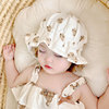 春秋季婴儿帽子超洋气，男女宝宝纱布，盆帽婴幼儿遮阳帽儿童渔夫帽