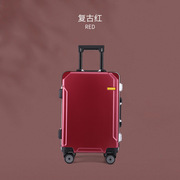 拉杆箱女行李箱万向轮大密码箱登机皮箱子容量20寸男复古红旅行箱