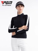 PGM高尔夫球女士衣服长袖t恤秋冬套装速干修身polo衫韩版运动长裤