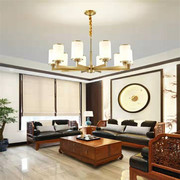 新中式全铜吊灯现代中式大气，端庄客厅卧室，餐厅灯具创意led灯饰