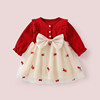 女童连衣裙20231周岁女宝宝，礼服抓周秋装裙子，6个月婴儿公主裙