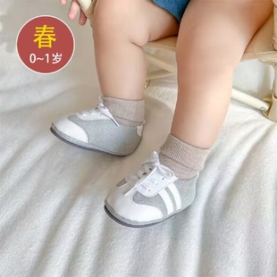 婴儿鞋子6-12个月春秋季棉鞋，9防滑男女，宝宝鞋0-1岁学步鞋软底不掉