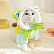 猫咪衣服冬季保暖变身装冬款宠物，猫猫防掉毛冬天过冬棉衣小猫布偶