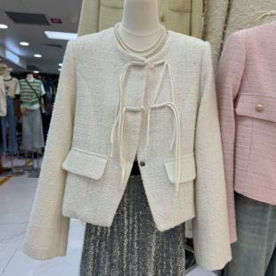 新中式小香风外套，女短款2024年春季名媛气质时尚，小个子上衣潮
