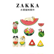 日式zakka苹果西瓜车内小摆件电脑办公桌创意摆设房屋装饰小饰品