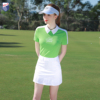 ZG6高尔夫服装女上衣女装球服运动短袖速干翻领高端T恤白色短裙子