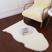 澳洲羊剪绒地毯昆达里尼瑜珈垫纯羊毛沙发垫皮毛一体椅子垫坐垫