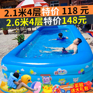 儿童游泳池家用成人超大号，充气加厚家庭泳池宝宝，婴儿小孩大型水池
