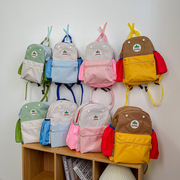 日系双肩包幼儿园书包男孩儿童女童小学生宝宝一年级轻便帆布背包