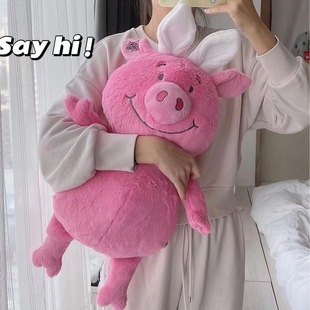 粉红色小猪公仔英国ms玛莎猪大号毛绒玩具圣诞，猪送女友可爱礼物