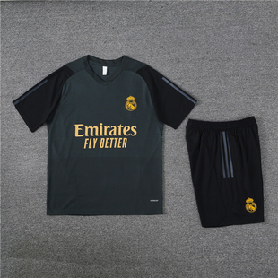 皇马尤文阿森纳切尔西足球短袖训练服套装定制儿童足球服运动t恤
