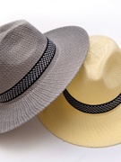 中老年帽子夏季草帽遮阳帽中年，男士礼帽防晒帽，老人太阳帽爸爸凉帽