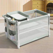 李佳琦直播间coolbaby折叠婴儿床，新生儿可移动宝宝床拼接大床