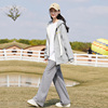 初中学生女春秋，两件套2023年韩版休闲运动服，开衫套装高中女生