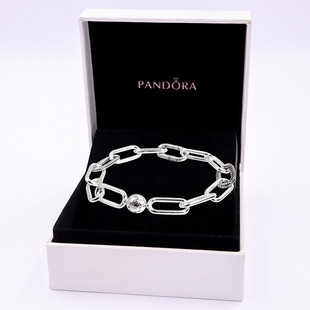 潘多拉pandorame纽带交织女，款情侣手链，598373万圣情人节生日礼物