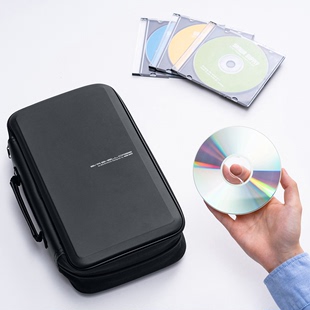 日本sanwa大容量碟包光盘cd，包ps4游戏碟片整理包dvd蓝光盘收纳包