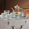 绿松石水晶玻璃茶具套装2024茶壶茶杯功夫茶具套装泡茶专用