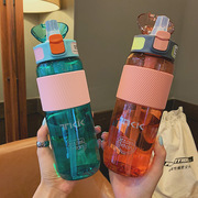 tritan运动吸管水杯创意，便携健身大容量水壶孕产杯男女学生随手杯