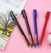 晨光优品中性笔agpa1701学生，用简约碳素，全针管水笔0.5mm黑红蓝色