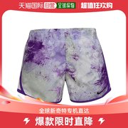 香港直邮潮奢 Nike 女童天蓝色染色跑步短裤(小童)童装