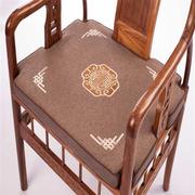 红木沙发坐垫中式乳胶海绵座，椅垫实木家具圈椅椅垫餐桌椅子茶椅垫