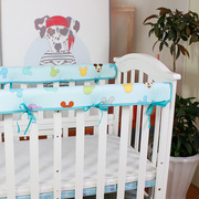 纯棉婴童防撞床帏童床栏杆，保护套海绵加厚卡通印花