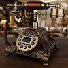 欧式仿古电话机家用复古办公座机，老式创意转盘时尚电话无线插卡
