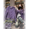 紫色工装防晒衣女夏季2024宽松长袖防紫外线防晒冲锋衣薄外套