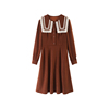 连衣裙女秋季女装小个子，气质洋气收腰显瘦长袖裙子l5256011b
