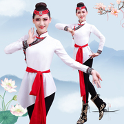 男女舞台表演艺考蒙古舞蹈演出服装服饰练功服新式民族蒙族舞