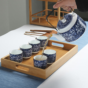 景德镇陶瓷器茶具茶盘套装青花提梁，壶泡茶壶大茶壶家用凉水壶