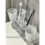 创意亚克力电动牙刷牙杯置物架，免打孔壁挂式卫生间浴室漱口杯架