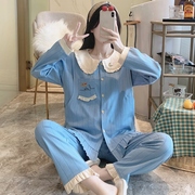 月子服春秋纯棉产后哺乳产妇，秋冬季孕妇，睡衣女4月份5夏季薄款喂奶