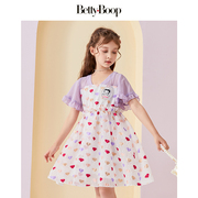贝蒂女童夏季网红连衣裙，2022韩版儿童公主裙，夏装小女孩长裙子