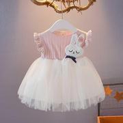 无袖公主裙0-1-2-3岁女宝宝，背心连衣裙夏装蓬蓬裙，女童网纱裙